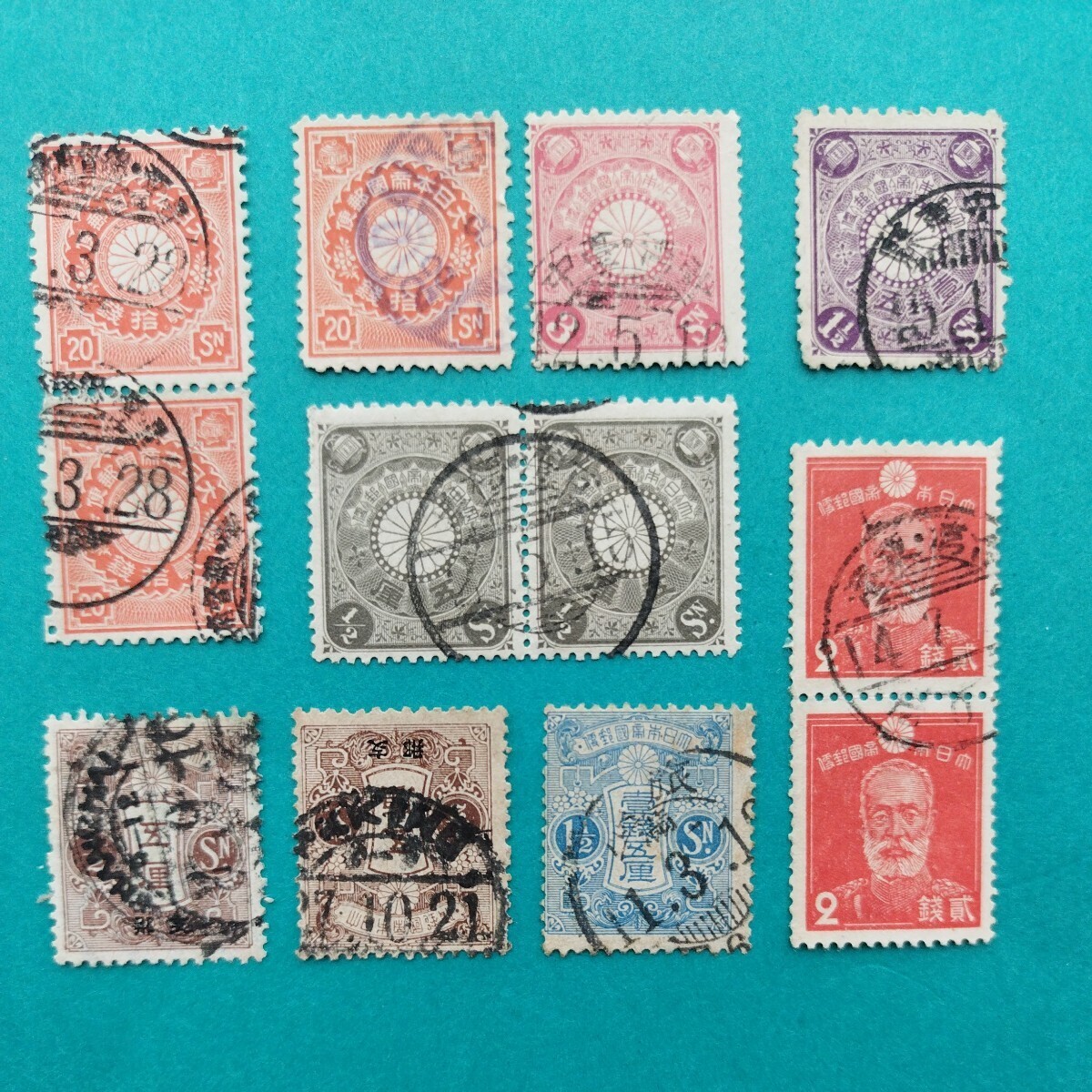 * Taiwan main . full .*. seal collection main . character entering contains DAIREN SHANGHAI PEKING. sequence Taiwan total . prefecture structure inside chrysanthemum stamp Tazawa stamp Showa era stamp 