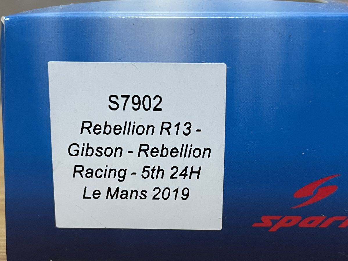 スパーク製 1/43 レベリオン R13 ギブソン-レベリオンレーシング 2019年 ルマン 5位 T.ローラン/N.ベルトン/G.メネゼス_画像8