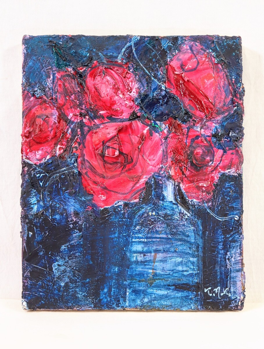 Yahoo!オークション - 真作 額田晃作 油彩「薔薇」画寸 F3 大阪 Yahoo!オークション - 真作 額田晃作 油彩「薔薇」画寸 F3 大阪