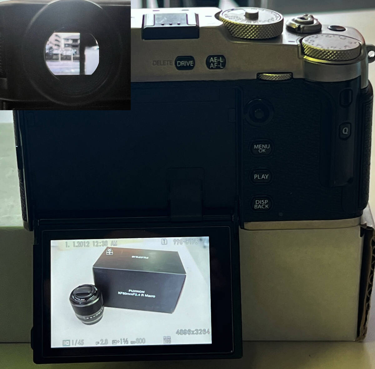 Fujifilm X-Pro3 シルバー　ボディ　ハンドグリップ付_画像10