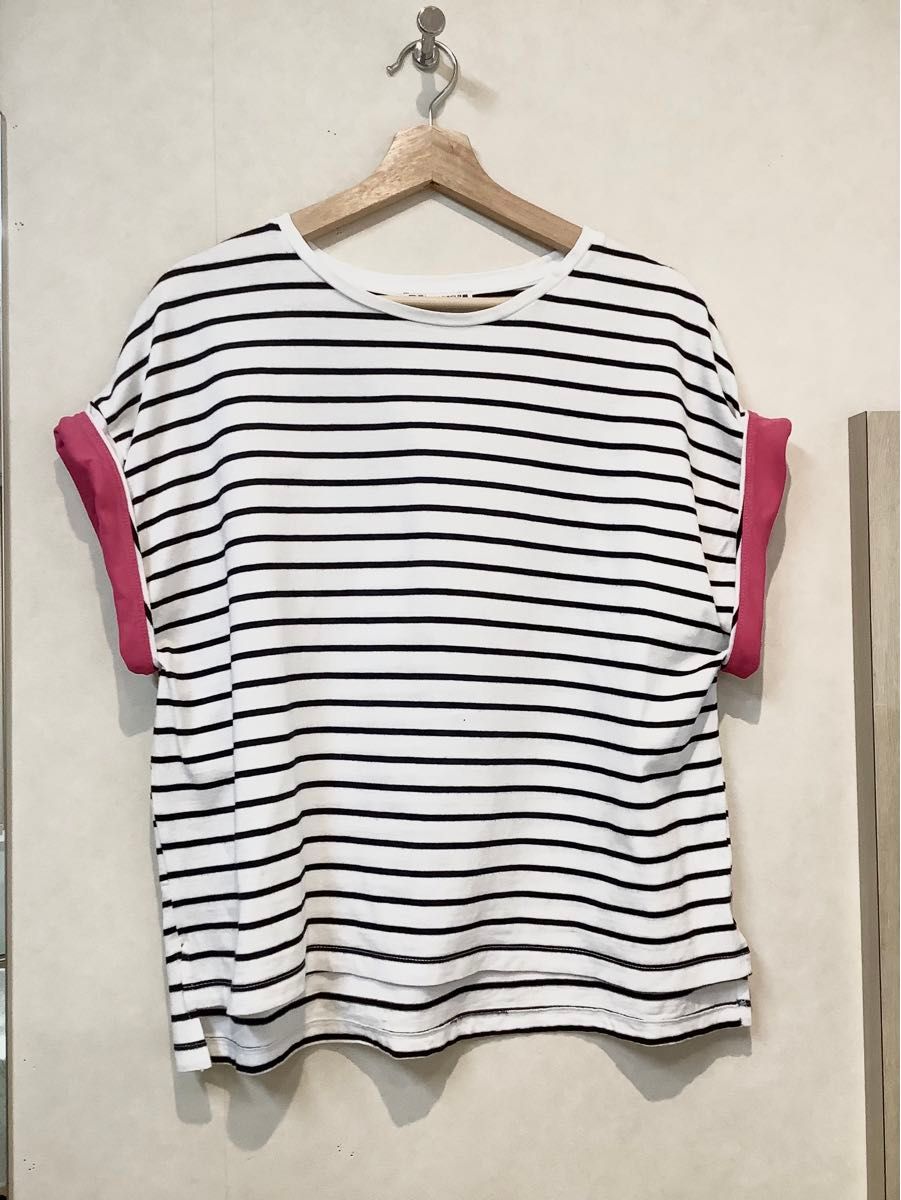 ZARA  ボーダー半袖Tシャツ