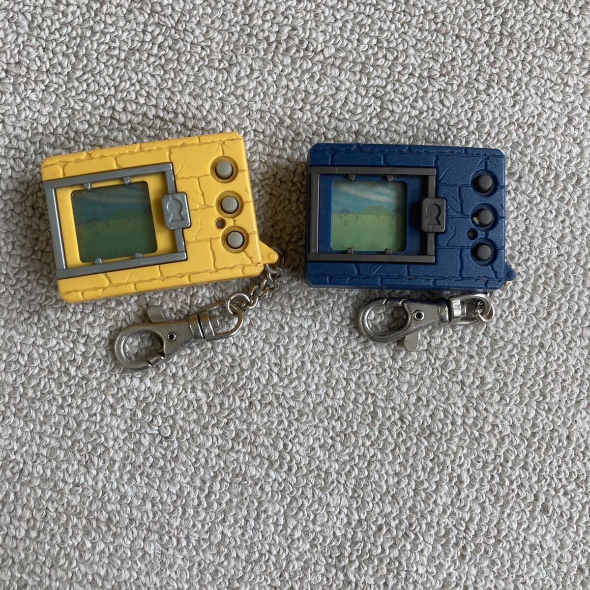 2 pcs set Digital Monster first generation digimon mobile game game Bandai BANDAI operation not yet verification Ver 1