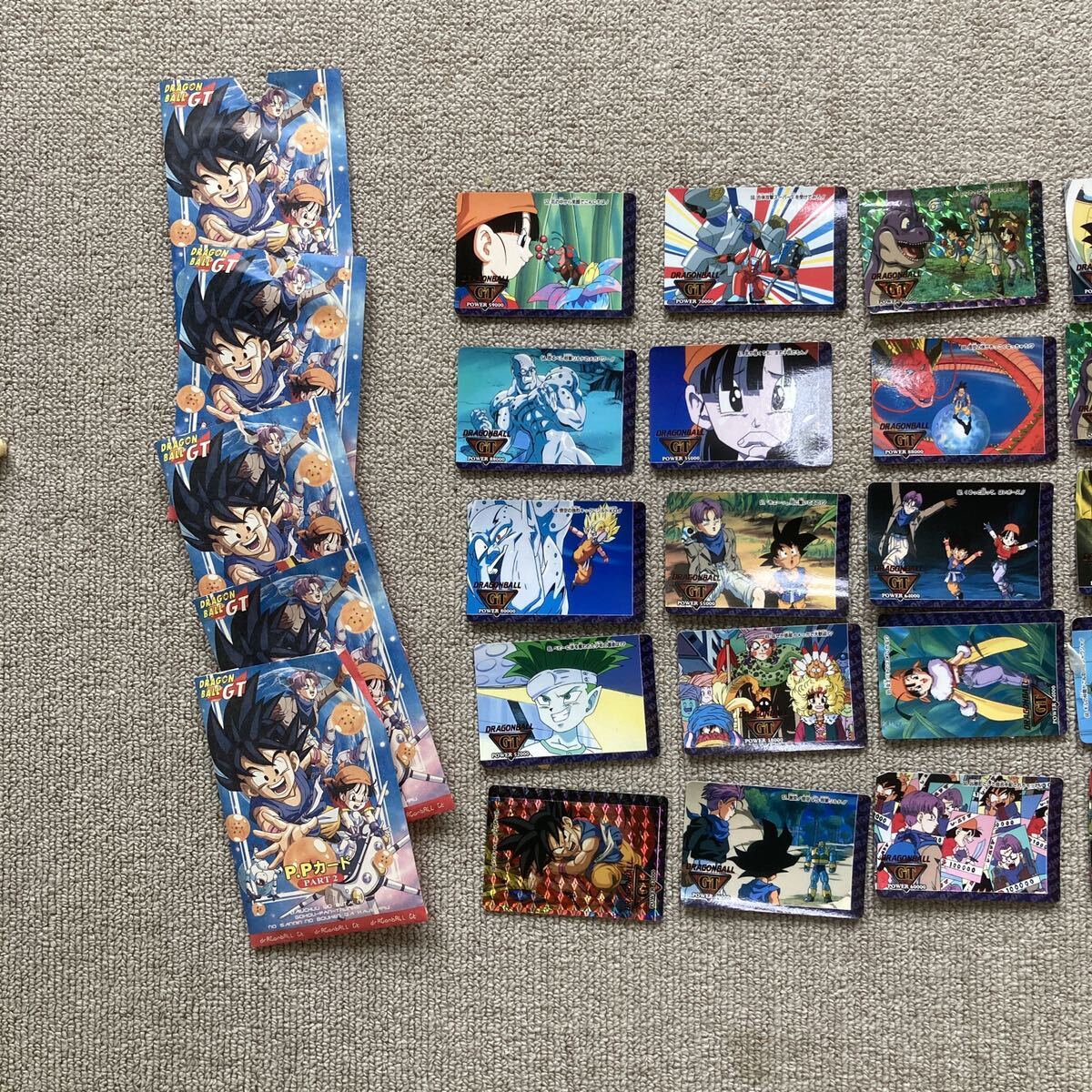 大人気 DRAGON カードダス P.Pカード GT ドラゴンボール 34枚 大人気 DRAGON カードダス P.Pカード GT ドラゴンボール 34枚