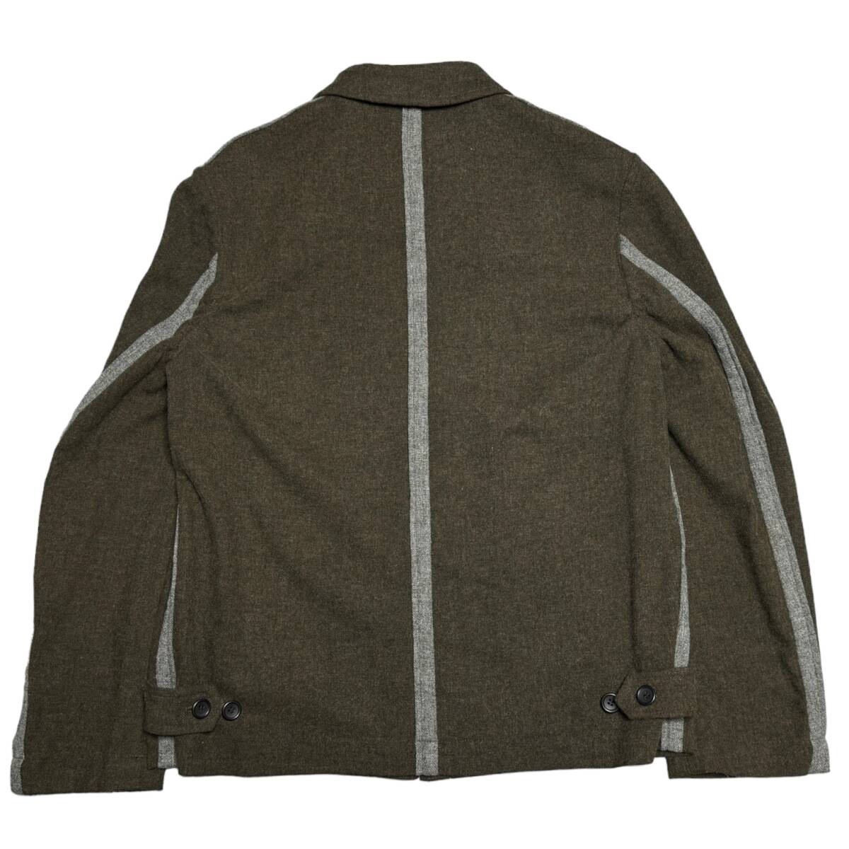 FD32) rare 98AW Comme des Garcons Homme pryus inside out wool blouson size:M / jacket shirt knitted pants Denim Parker 