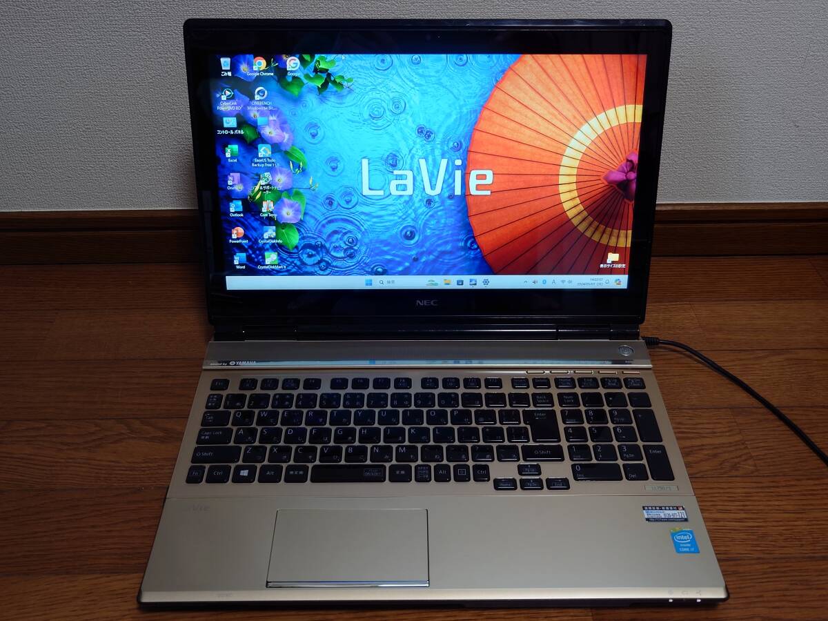 NEC LaVie PC-LL750SSG-E3☆Intel Core i7☆1TB SSD☆メモリ16G☆Office2019 Home＆Business☆Blu-ray再生OK!☆_NEC LaVie PC-LL750SSG-E3　ゴールド