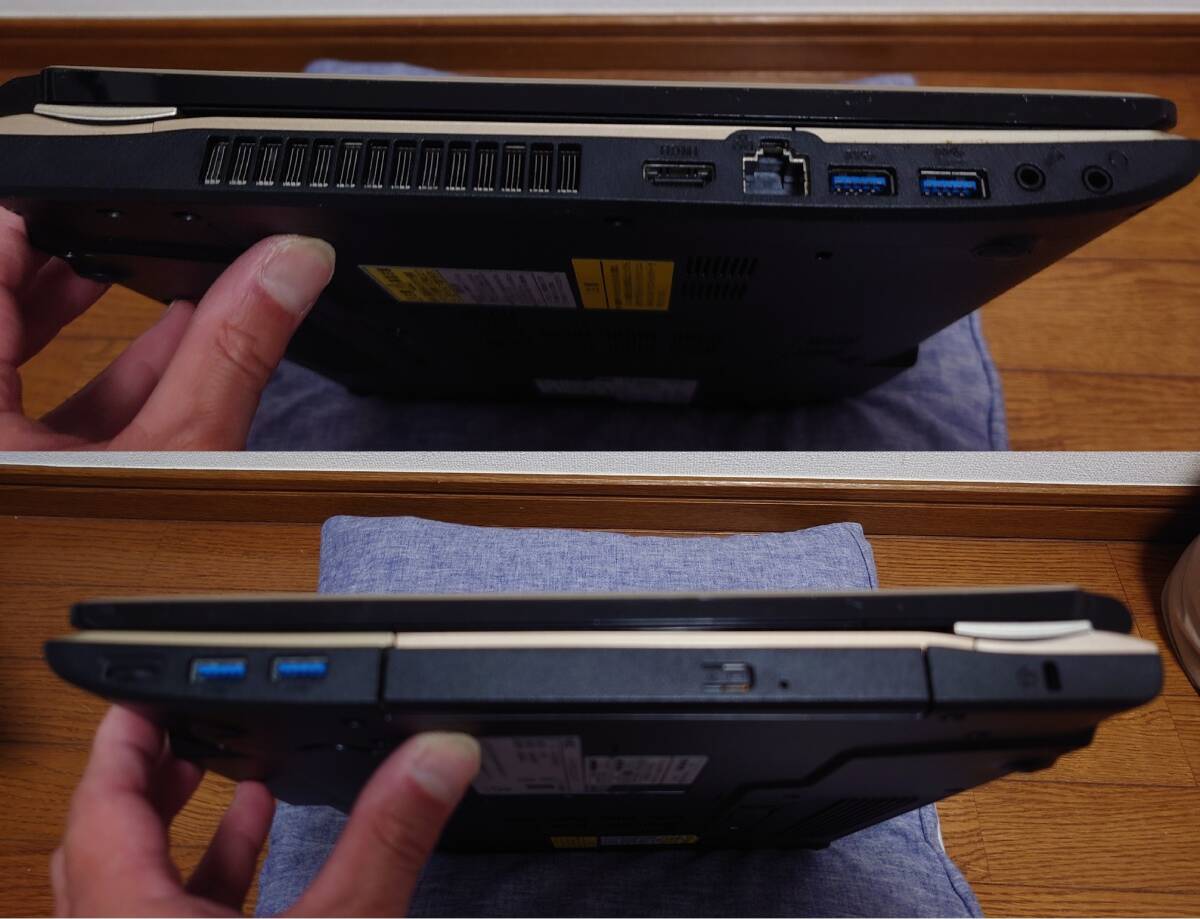 NEC LaVie PC-LL750SSG-E3☆Intel Core i7☆1TB SSD☆メモリ16G☆Office2019 Home＆Business☆Blu-ray再生OK!☆_各ポートは確認済みです。
