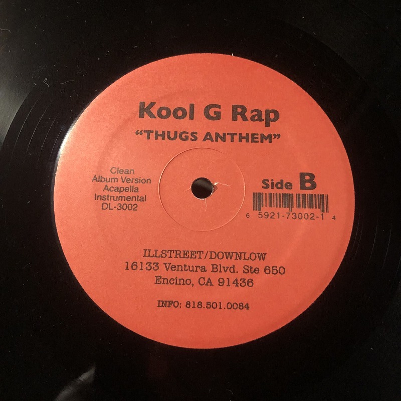 Kool G Rap - Can't Stop The Shine / Thugs Anthem　(B2)_画像2