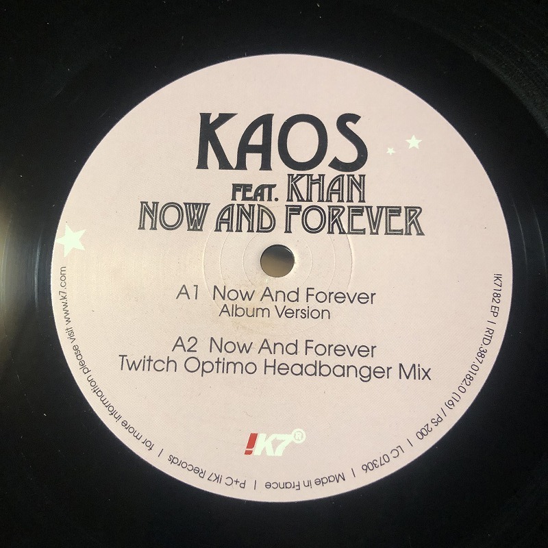 Kaos - Now And Forever / Feel Like I Feel　(B3)_画像1
