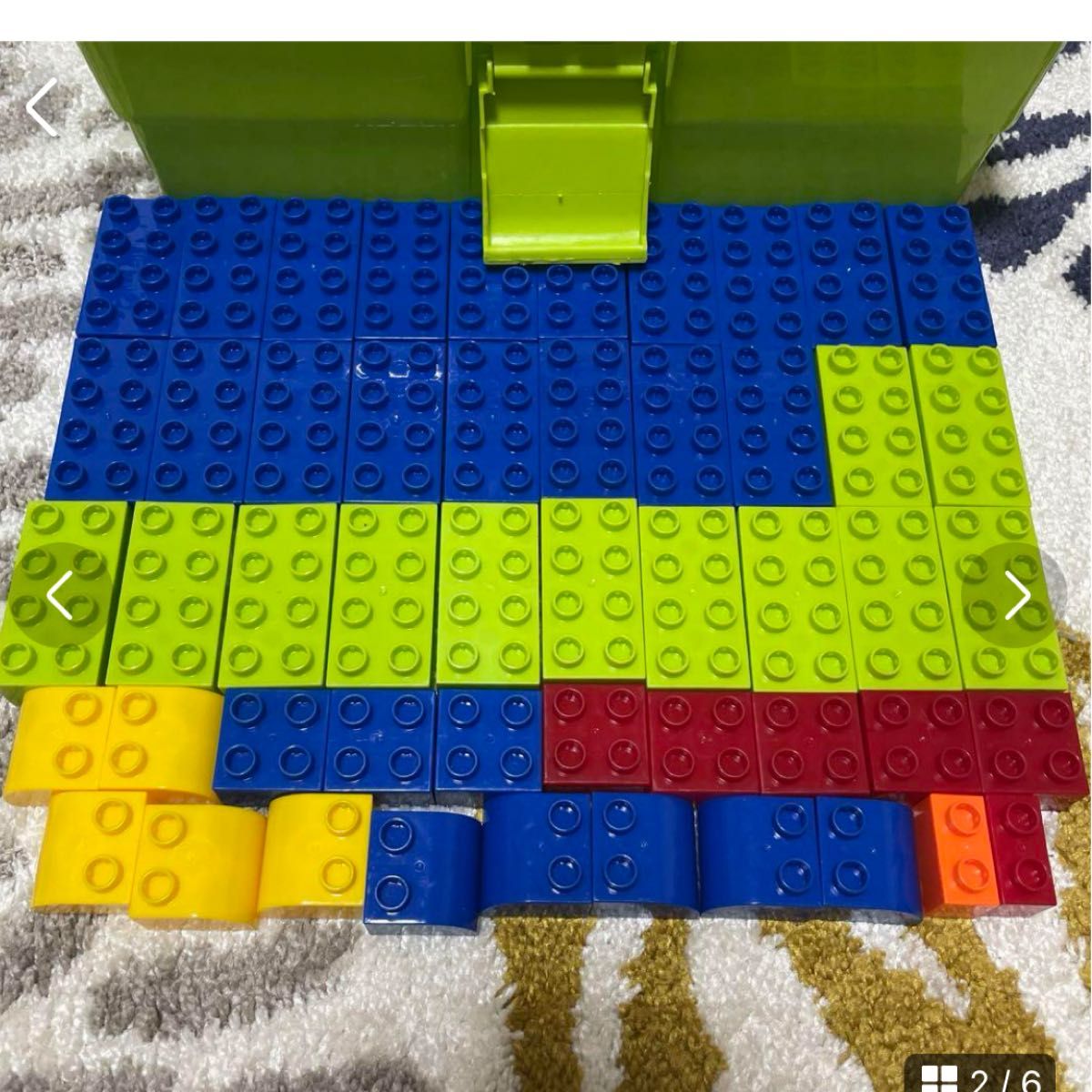 カラフルブロックセット　ミニカー　ブロック 知育玩具 おもちゃ