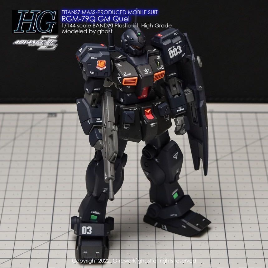 HGUC 1/144 ジムクゥエル専用水転写式デカール_画像3