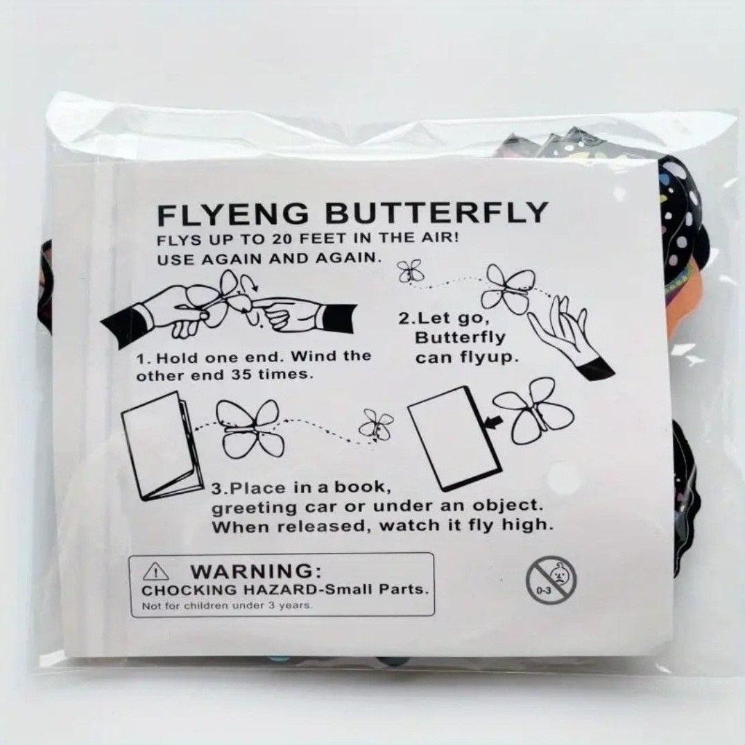 【在庫処分】マジックバタフライ フライングバタフライ 飛び出す蝶々 10個セット