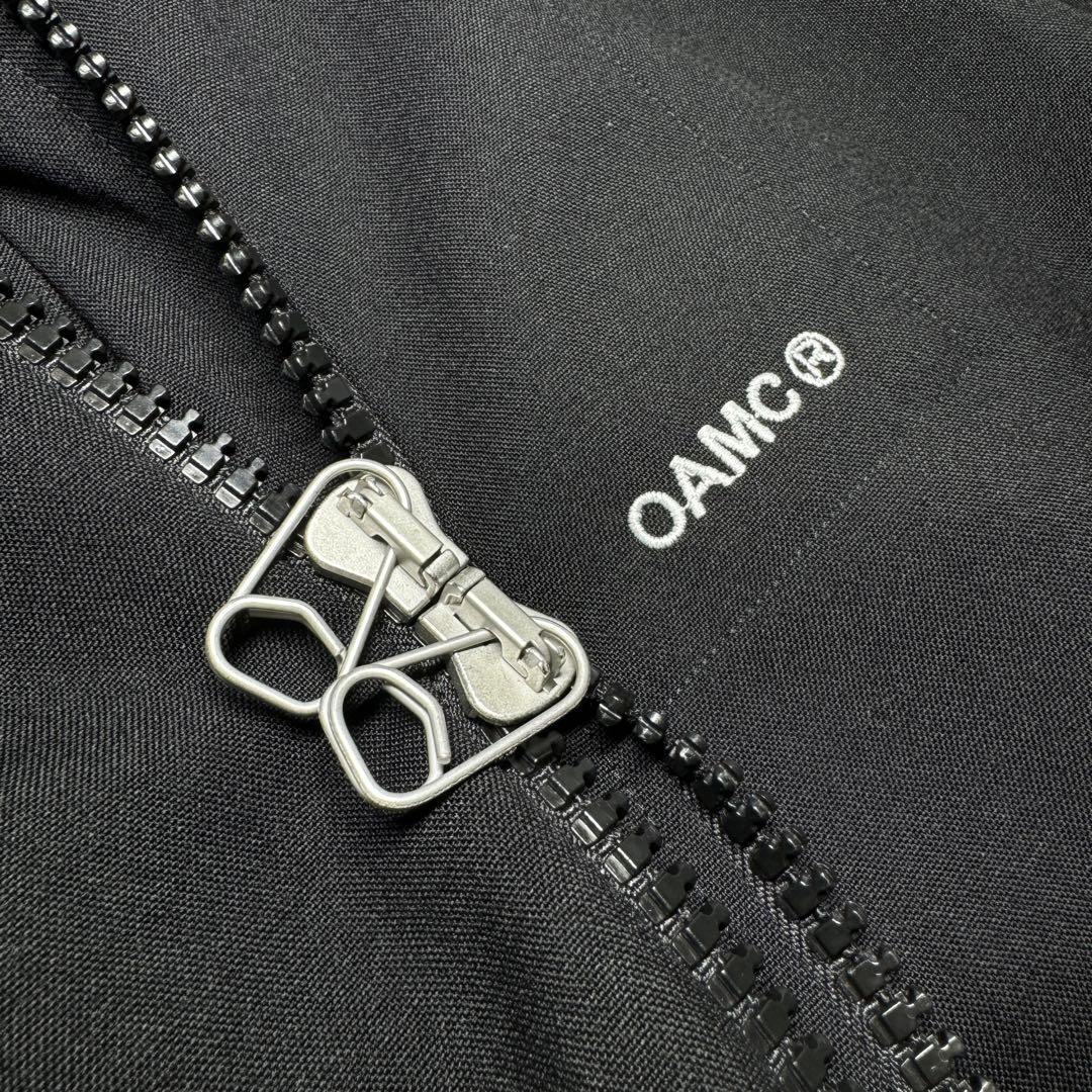 OAMC IAN SHIRT ジップシャツ トロピカルウール ブラック L 半袖