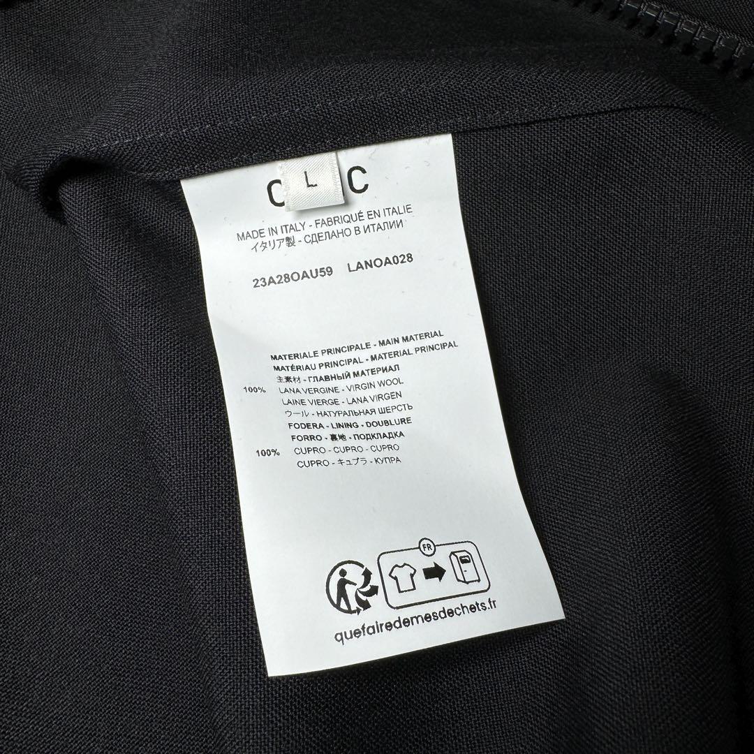 OAMC IAN SHIRT ジップシャツ トロピカルウール ブラック L 半袖