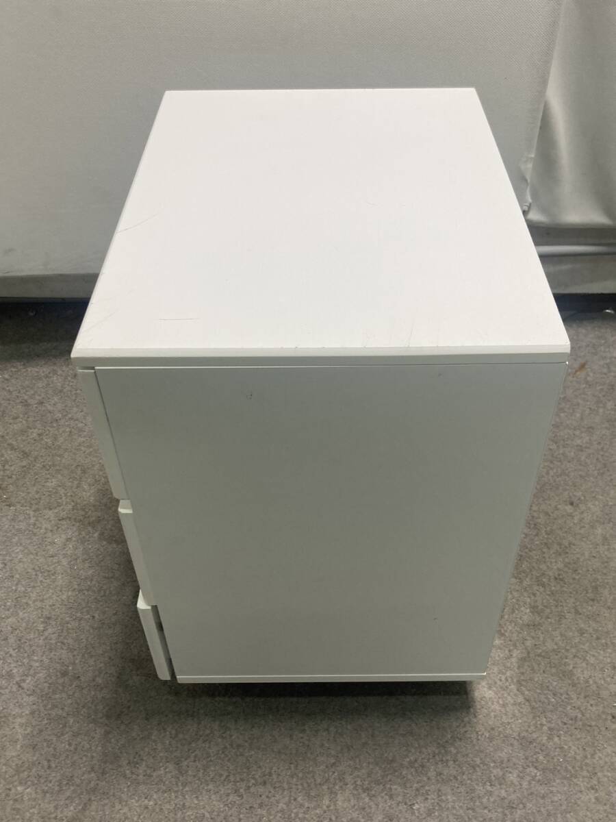 [ used ] Osaka pickup welcome dresser white specular pcs cosmetics storage drawer with casters dresser living private room [KTE2F011]