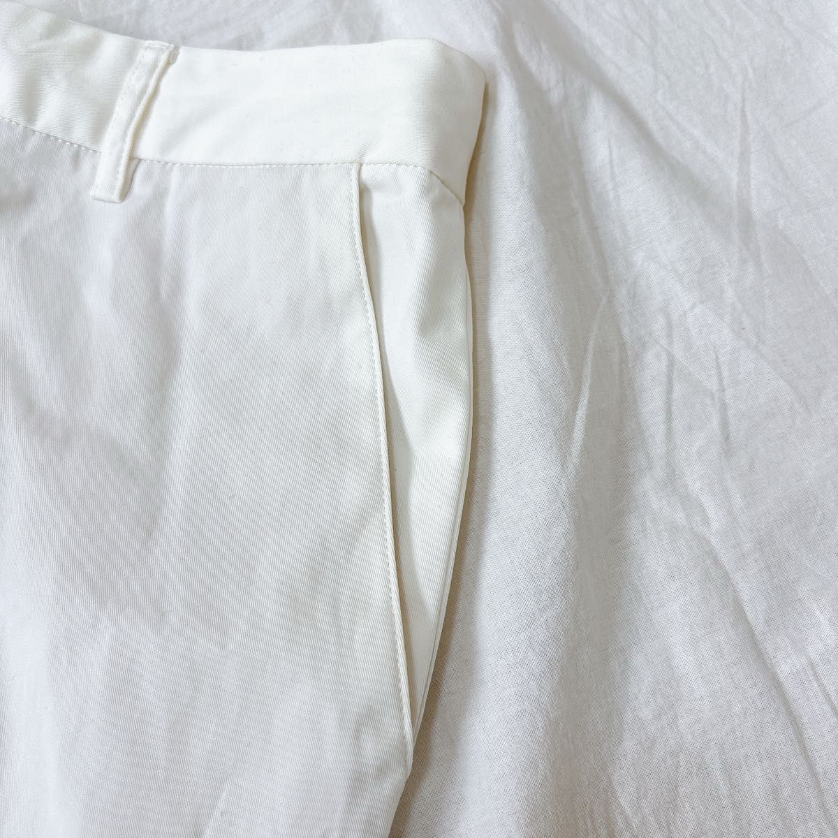 Jean Paul GAULTIER  ジャンポールゴルチエ　7部丈パンツ　白　ホワイト　40 Lサイズ ズボン　ボトムス　
