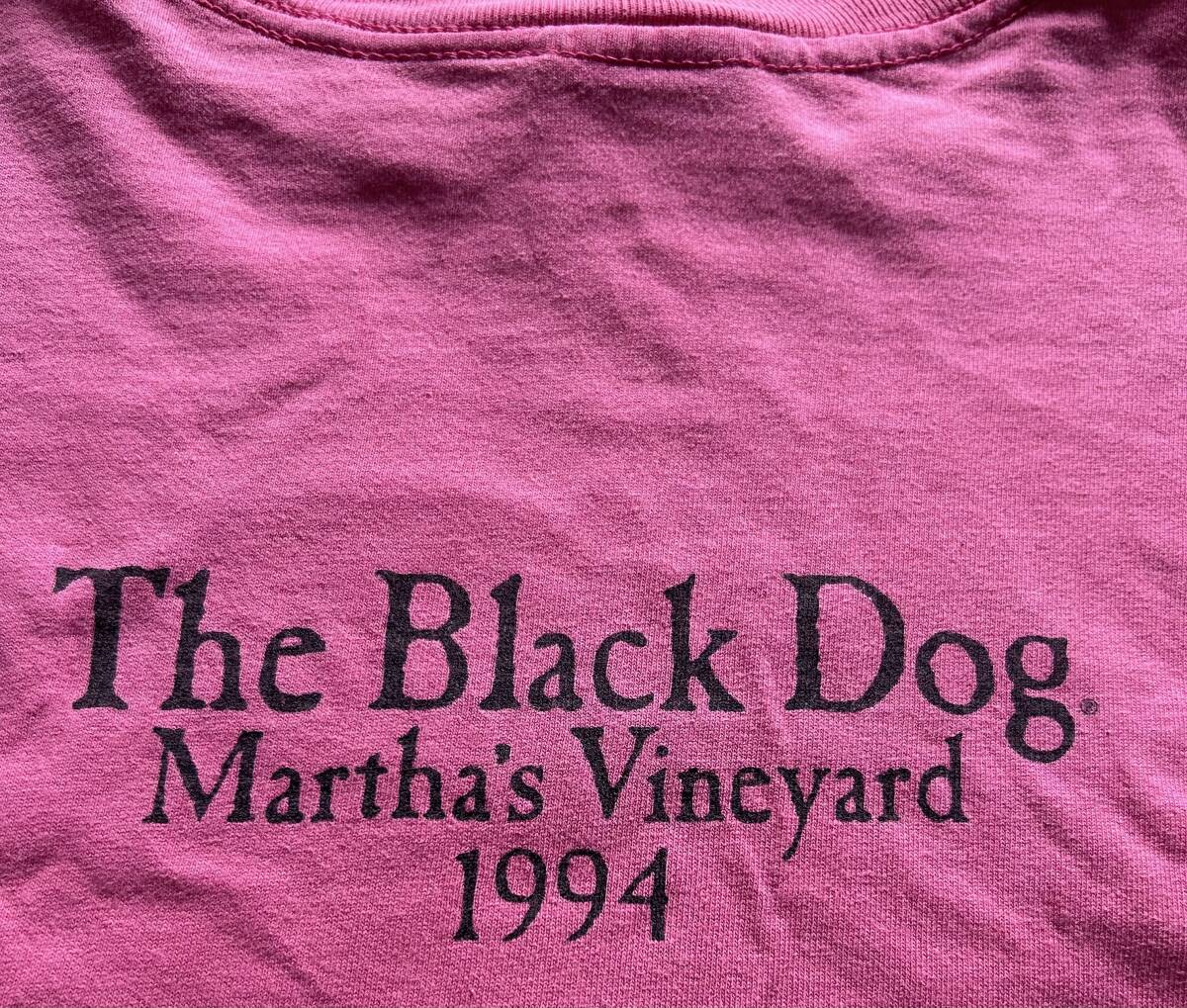 90\'s black dog t shirt dog USA made william WEGMAN andy warhol m.c.esbher bruce weber ART