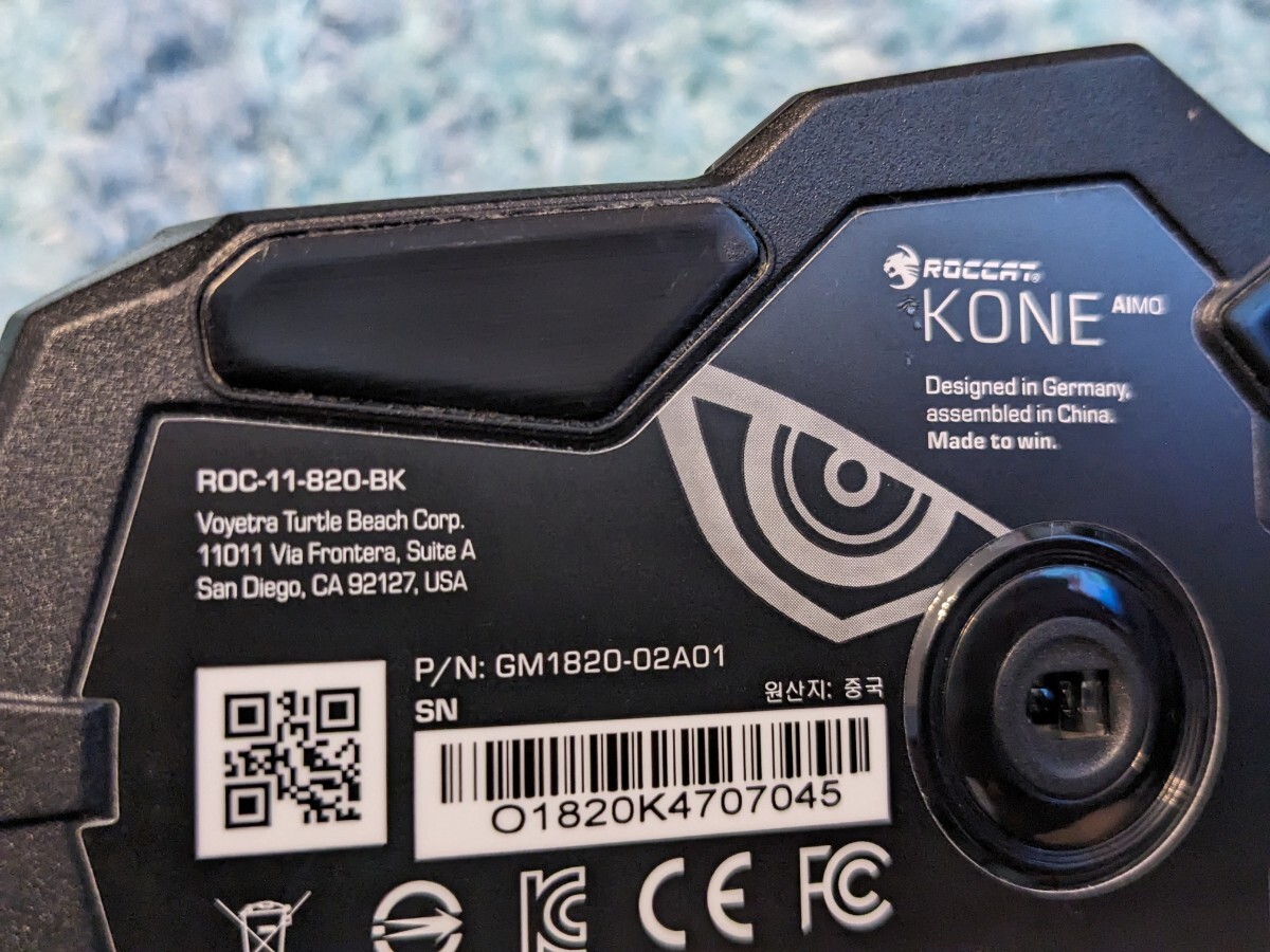 0605u0117 ROCCAT Kone AIMO Remastered USB-Age-ming мышь оптика тип Owl-Eye 16K боковой кнопка черный ROC-11-820-BK