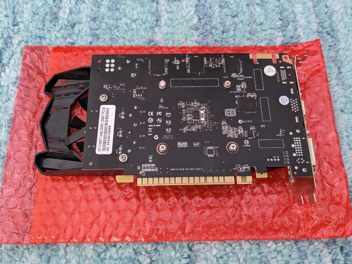 0605u0209 ゲームグラフィックスカード GTX1050Ti 4GB DDR5 128ビットDVI VGA HDMIインターフェースの画像6