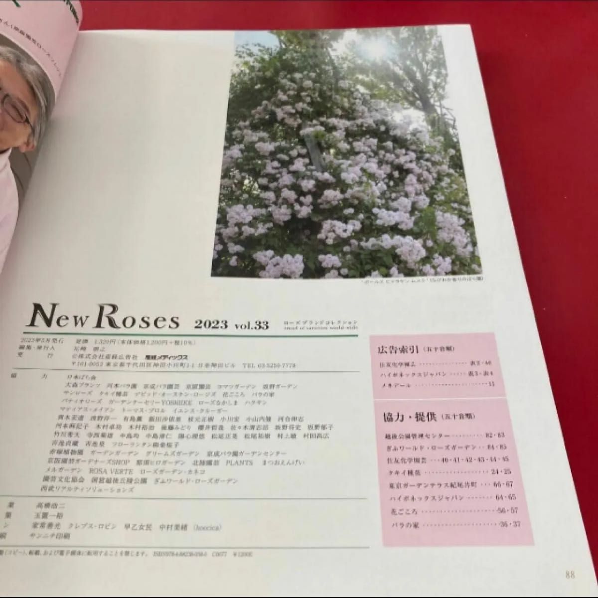 Ｎｅｗ　Ｒｏｓｅｓ ローズブランドコレクション Ｖｏｌ．３３ 薔薇の本 バラ  