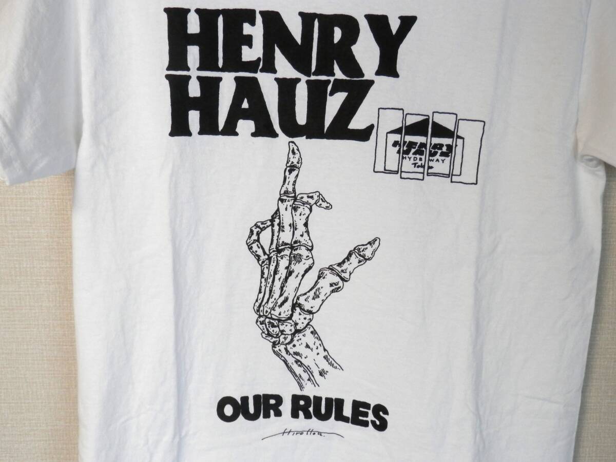 ROUGH AND RUGGED HENRY HAUZ× HIROTTON Tシャツ Mサイズ 白 ラフアンドラゲッド ヘンリーハウズ_画像4