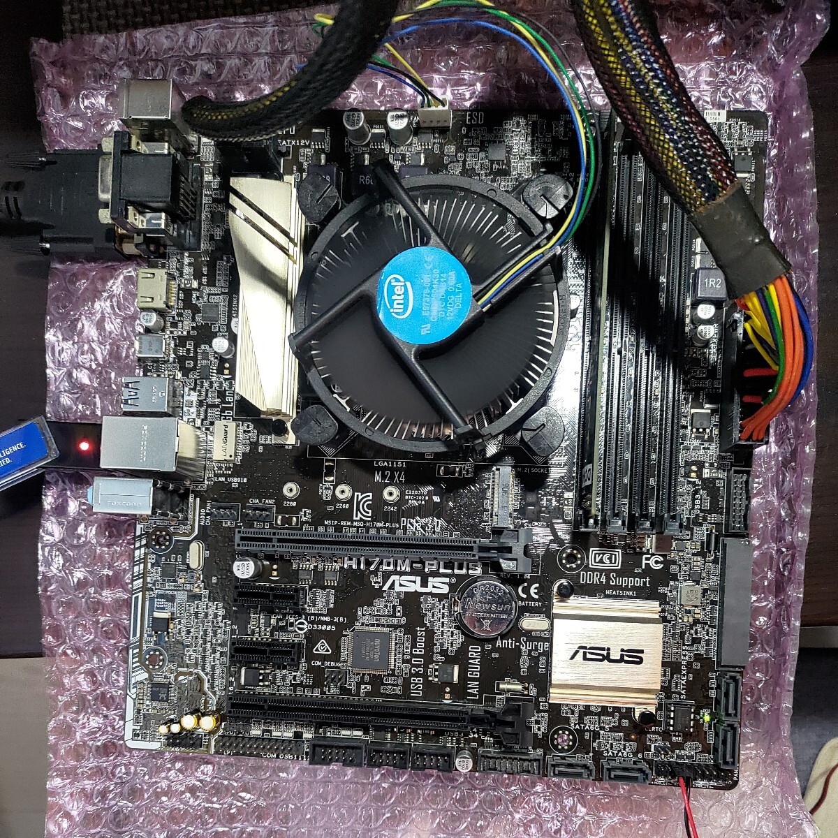 ASUS H170M-PLUS LGA1151 動作確認済_画像3