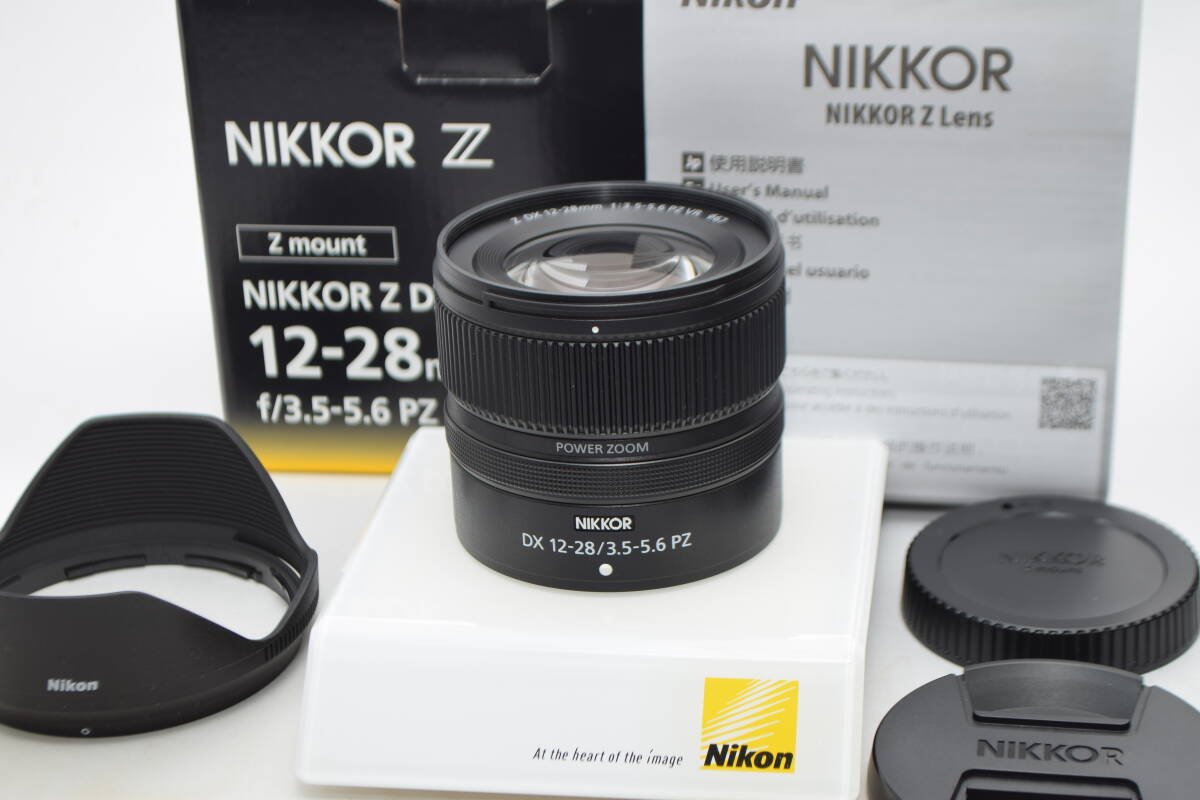 美品★Nikon ニコン NIKKOR Z DX 12-28mm F3.5-5.6 PZ VR★元箱付・レンズフード付_画像1