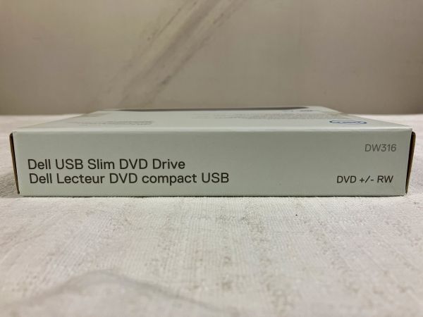 ◆GE20 ●未開封● デル DVDスーパーマルチドライブ Dell USB 薄型 DW316 DVDマルチドライブ　コンピューター　周辺機器◆T_画像2