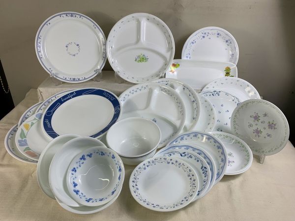 *GG58 tableware 25 point and more summarize ko rail crack difficult tableware large flat plate,3 division plate, small plate, salad bowl other *T