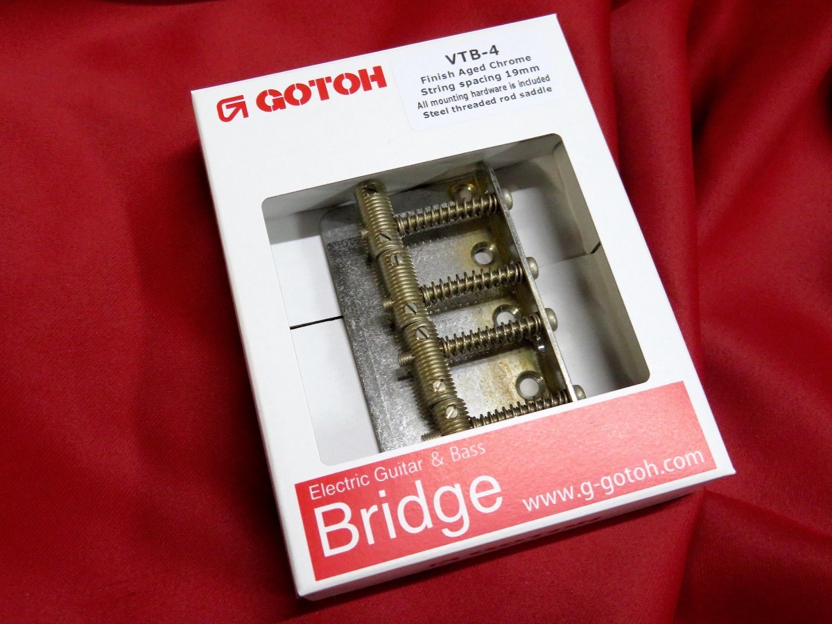 ★新品セール/最安値◇ヴィンテージ・レリックseries！★GOTOH／VTB-4-RELIC／Aged-C◆国産 高品質 高精度 ゴトー ４弦 Bass ヴィンテージ_画像1