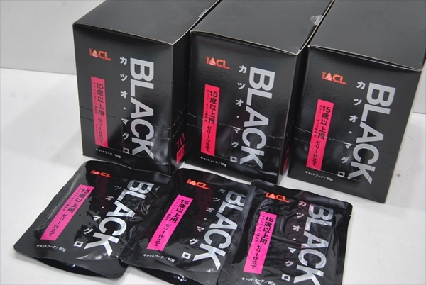 【DK-3629】キャットフード BLACK カツオ・マグロ ゼリー仕立て 15歳以上 42個 まとめ売り③の画像5