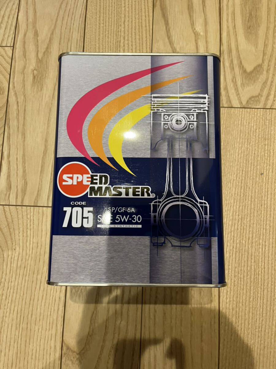 エンジンオイル　SPEED MASTER CODE705 5w-30 4リットル缶_画像1