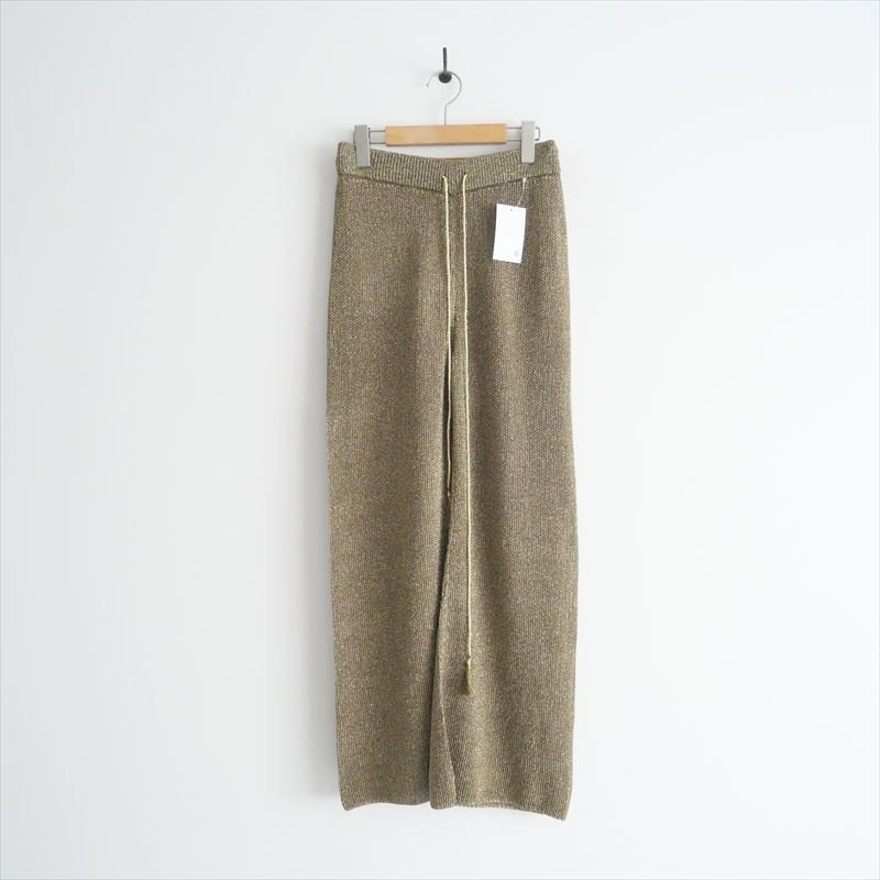 2024SS今季 / 未使用 / nowos ノーウォス / Glitter Knitted Pants パンツ S / 6202005967 / 2405-0204_画像1