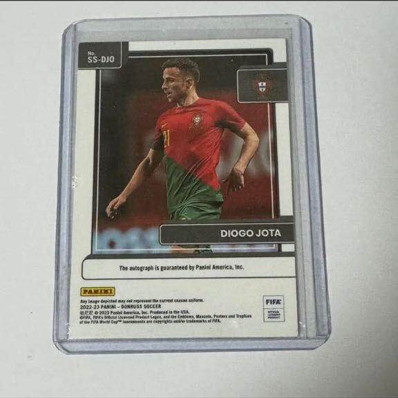 2022-23 Panini Donruss Diogo Jota auto Liverpool リバプール_画像2