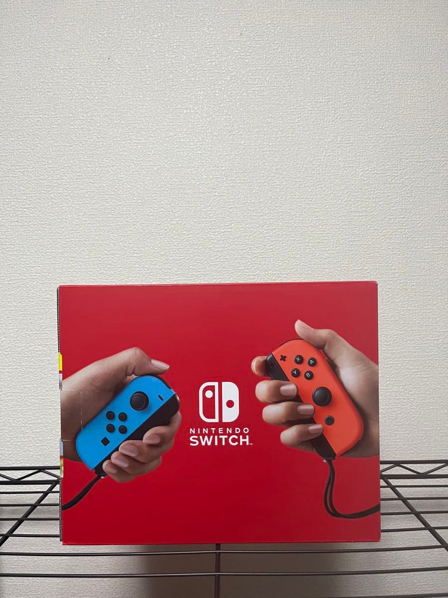 新モデル　バッテリー強化版　Nintendo Switch Joy-Con(L) ネオンブルー/(R) ネオンレッド