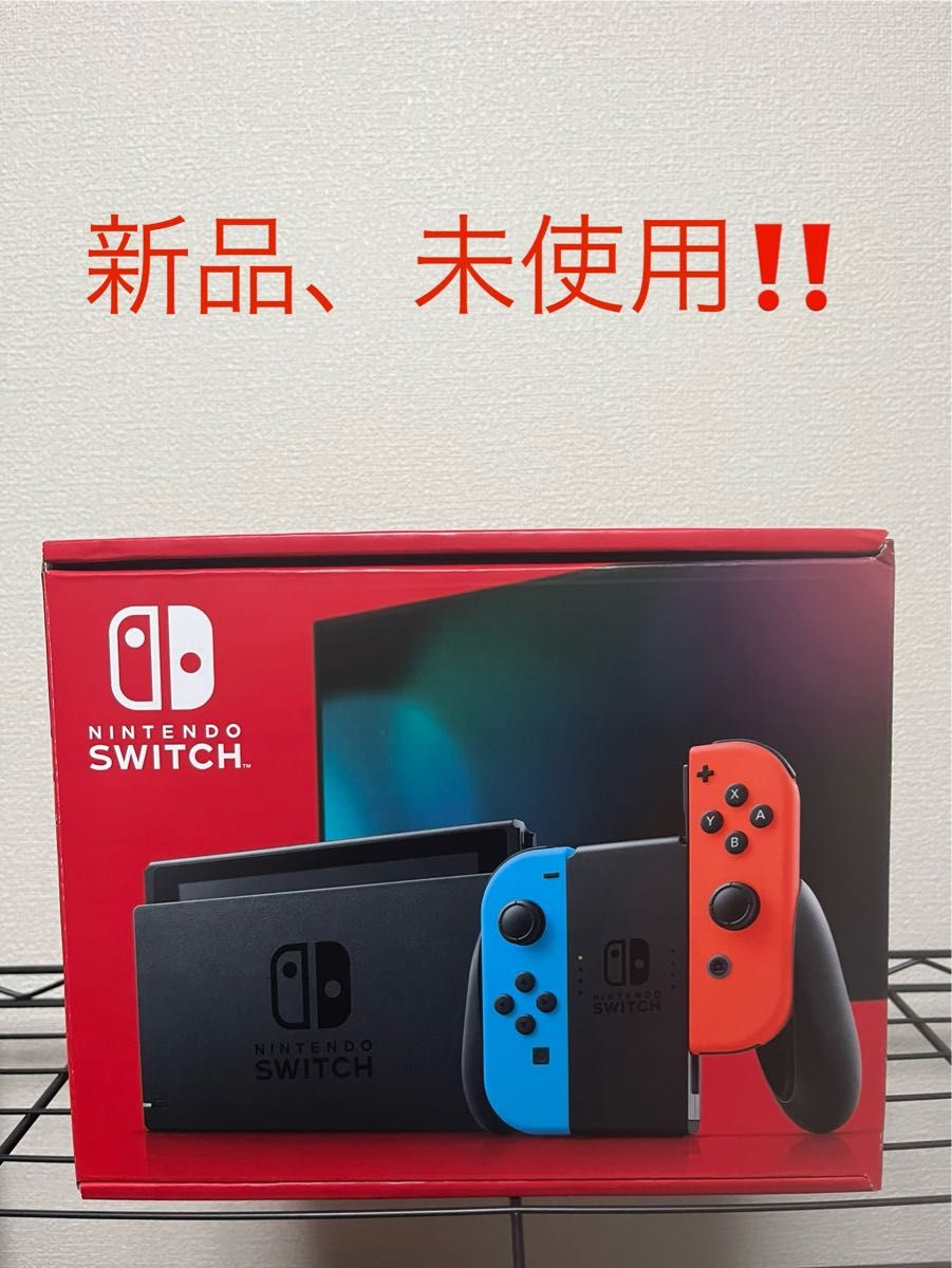 新モデル　バッテリー強化版　Nintendo Switch Joy-Con(L) ネオンブルー/(R) ネオンレッド