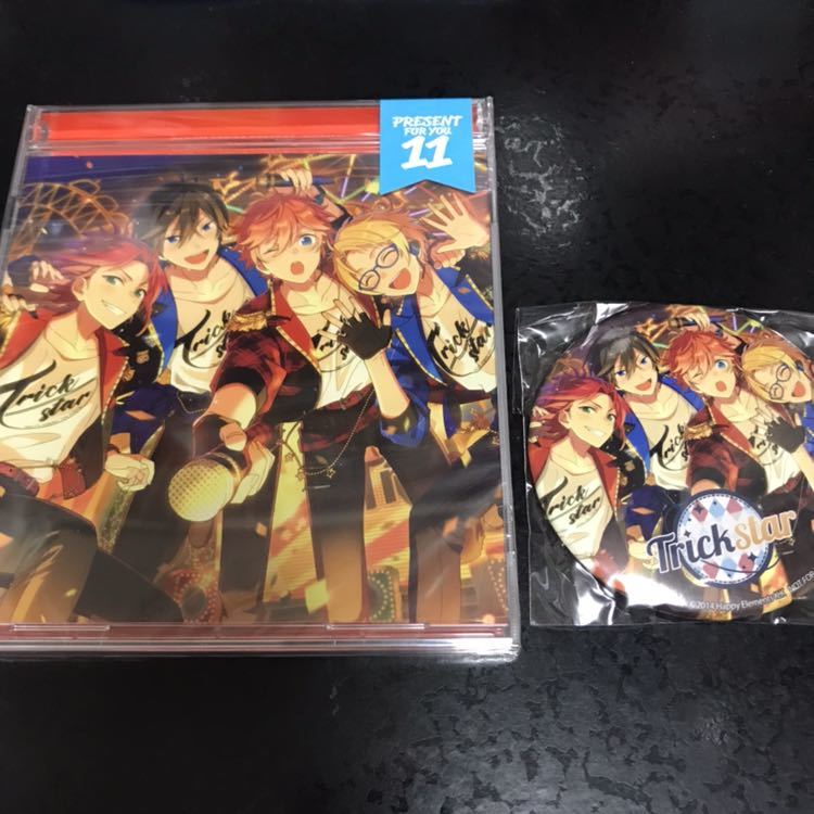 未開封 Trickstar あんさんぶるスターズ あんスタ アルバムシリーズ 11 通常盤 缶バッジ セット 氷鷹北斗 明星スバル 遊木真 衣更真緒_画像1