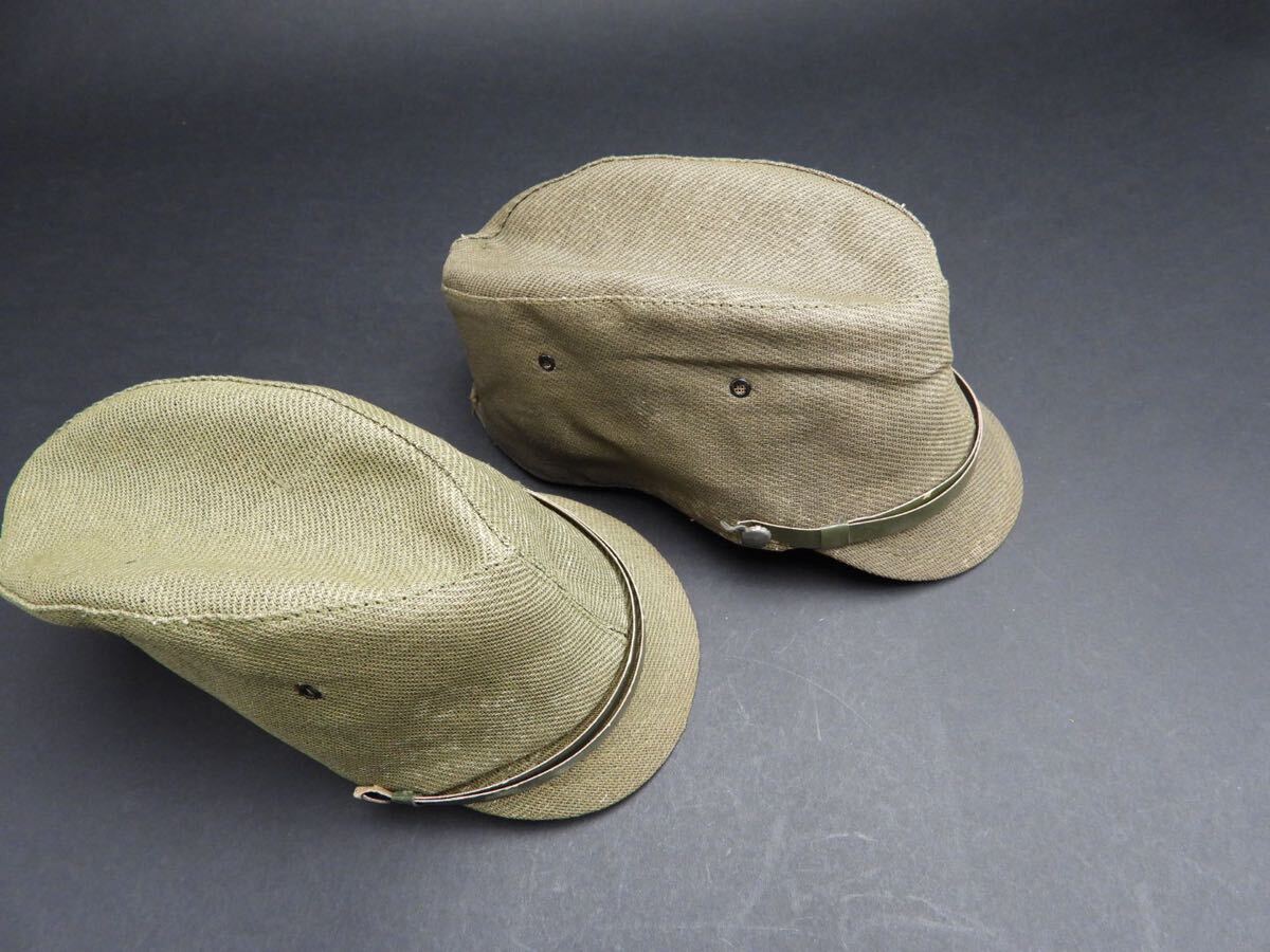 旧日本軍 夏帽 陸軍 昭和帽子 の画像8