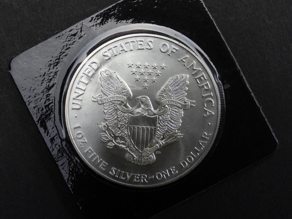 銀貨 アメリカ 証明書付 銀貨 Coin 1ドル SILVER EAGLE Silver Eagle メダル 1円スタートの画像6