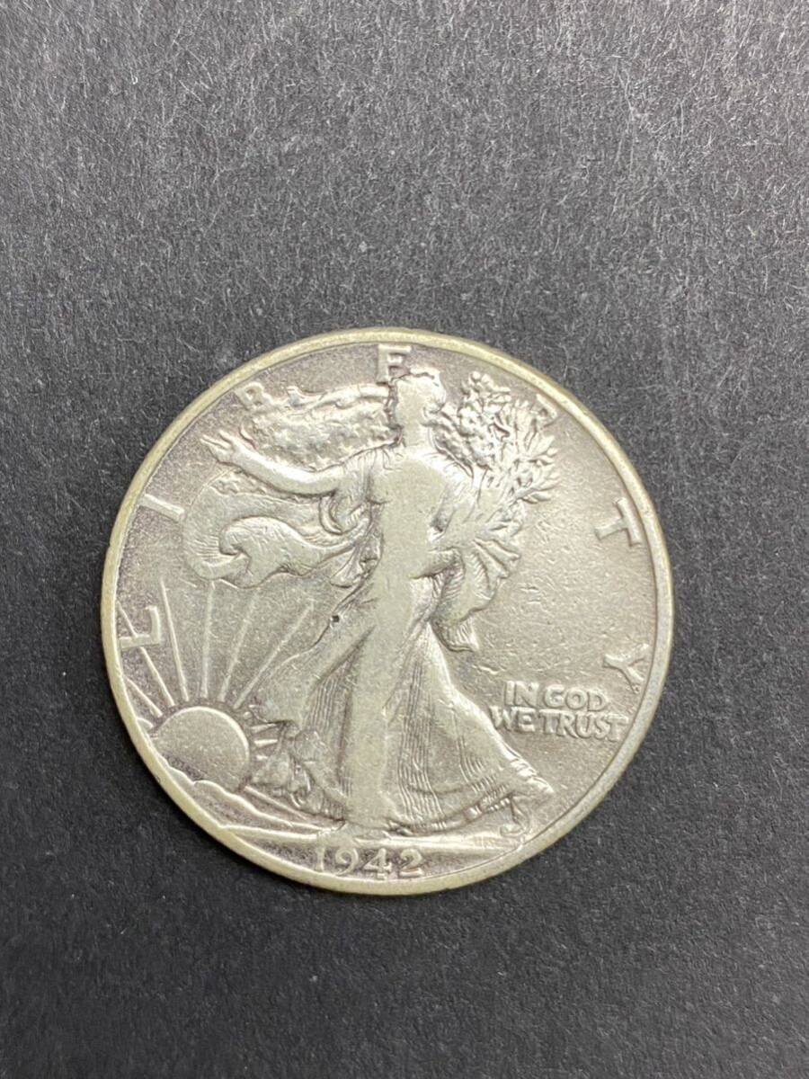 銀貨 ケース付 記念硬貨 1\2ドル 1円スタートの画像3