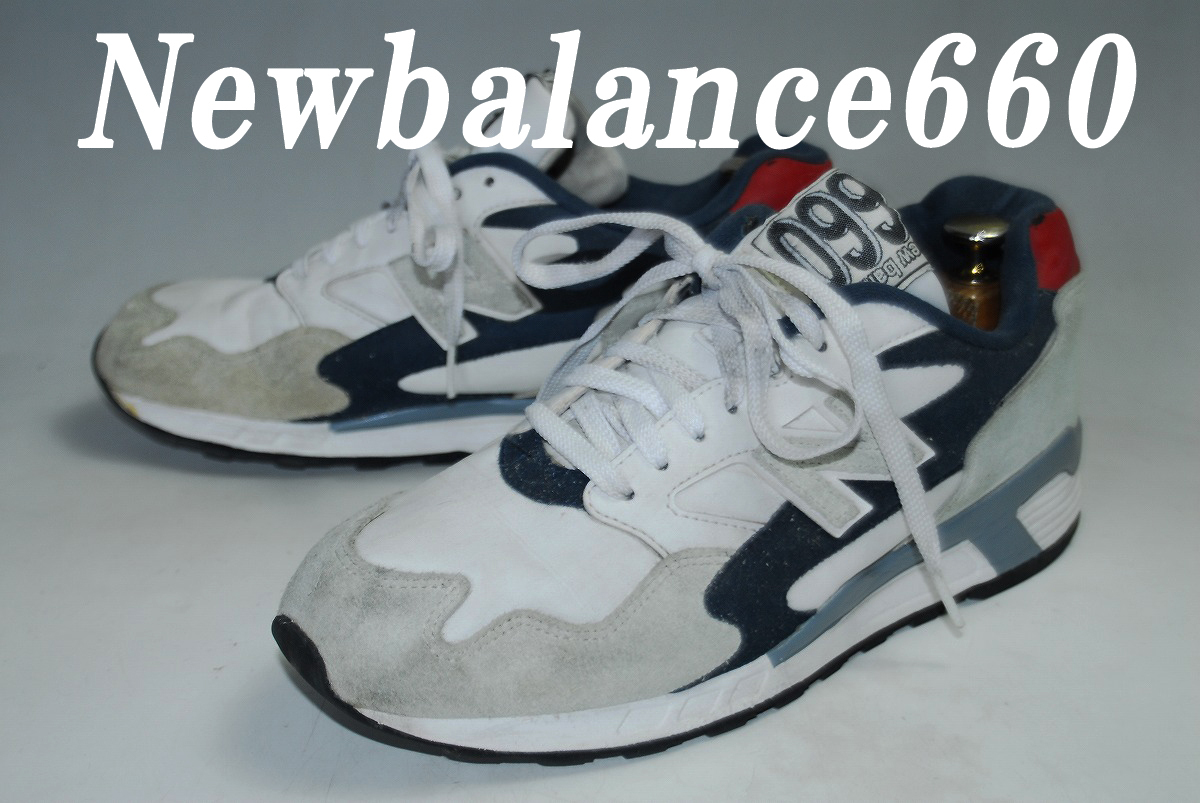 ◆DSC6592◆驚愕の2000円完全売り切り！New Balance◆ニューバランス/NB660/27.5㎝/D/ホワイト/ロー/良品◆存在感抜群！注目の１足！_◆存在感抜群！注目の１足！