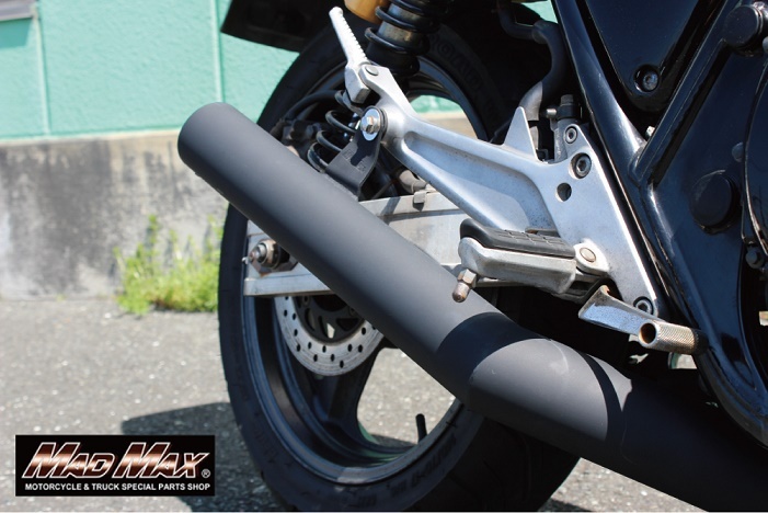 MADMAX HONDA CB400SF NC31 機械曲げ ショート管マフラー ブラック (MM10-0055B) マッドマックス_画像5