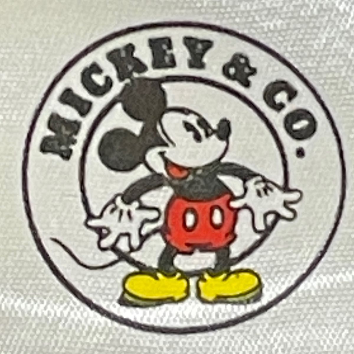 【超美品】ミッキー＆コー ディズニー Tシャツ Disneyブチ抜きTシャツ ＸＬ 90s ヴィンテージ USA製 半袖Tシャツ