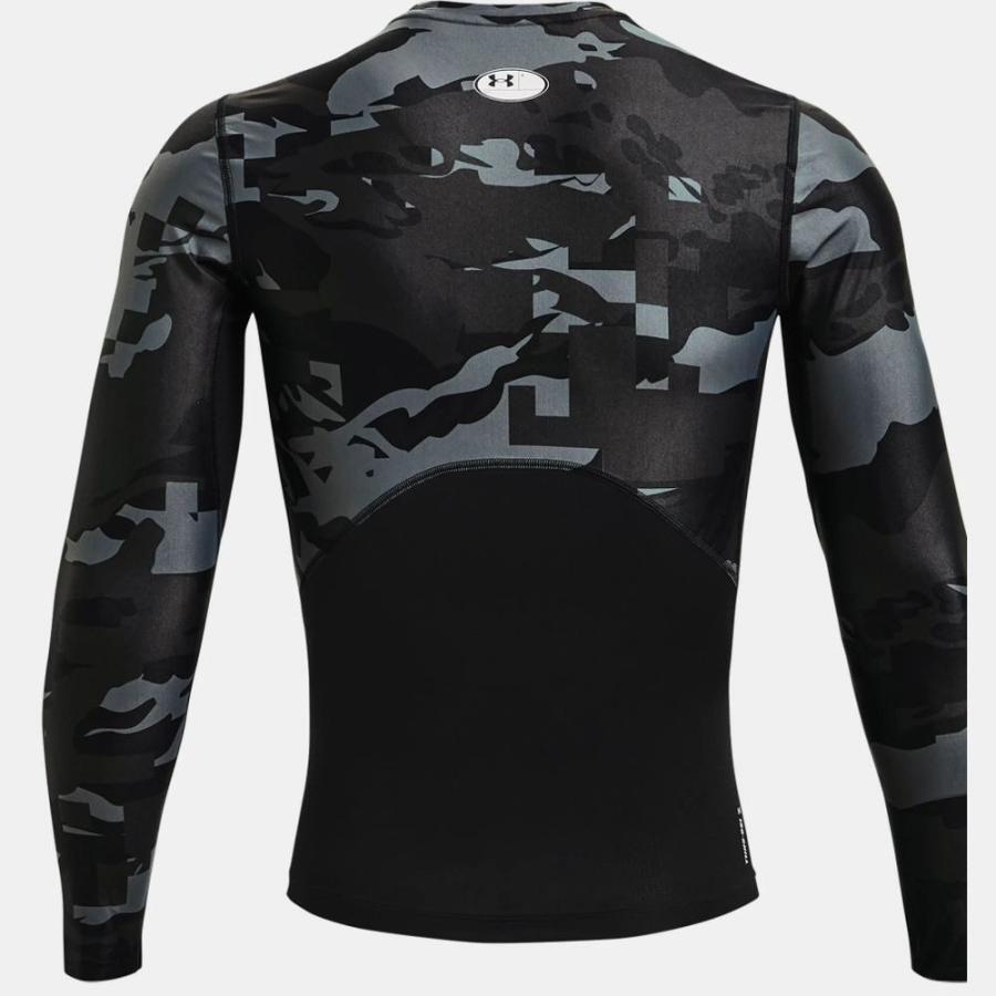  new goods Under Armor cold sensation long sleeve shirt SM S black black camouflage I so Chill UNDER ARMOU R inner compression heat gear prompt decision 