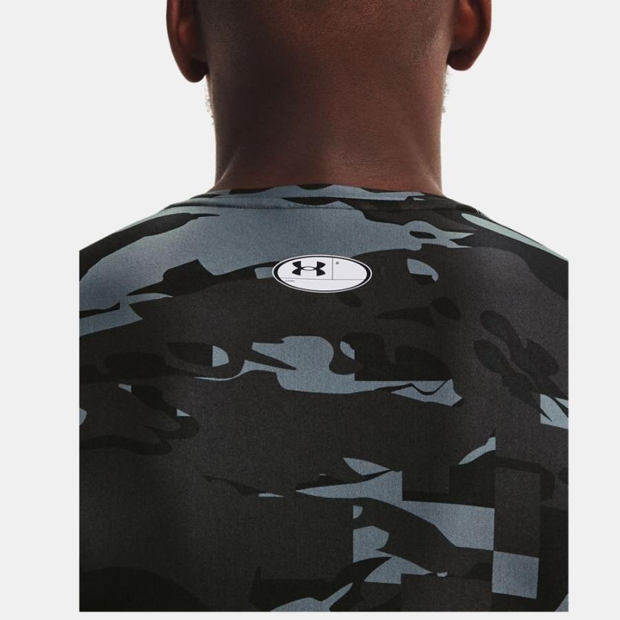  new goods Under Armor cold sensation long sleeve shirt SM S black black camouflage I so Chill UNDER ARMOU R inner compression heat gear prompt decision 