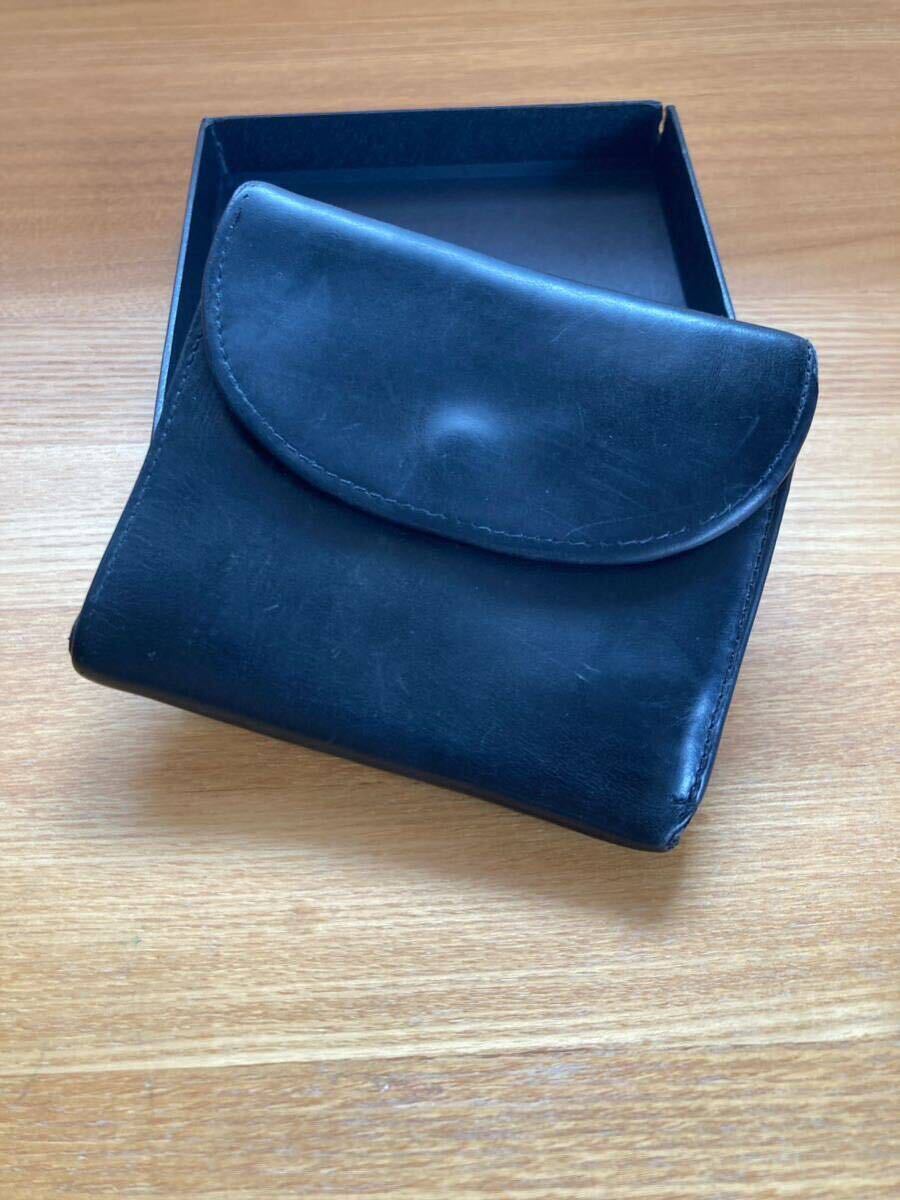 SETTLERse tiger - leather three folding purse black 