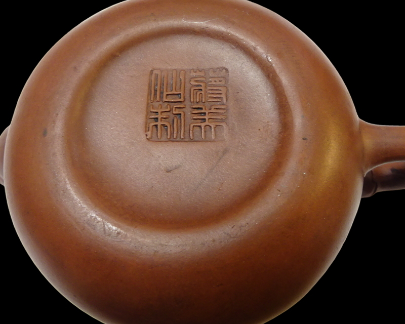 中国宜興 蒋美仙 落款 在銘 紫泥 紫砂壺急須 茶壺 茶器 在銘 茶道具 中国宜興 蒋美仙 落款 在銘 紫泥 紫砂壺急須 茶壺 茶器 在銘 茶道具