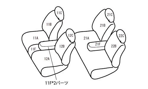 ベレッツァ イージーフィット シートカバー キューブ Z11 H14/10～H20/11 EX(リミテッド)/SX(リミテッド)/BX/ライダー(α/α-II)/15RX/15E_画像2