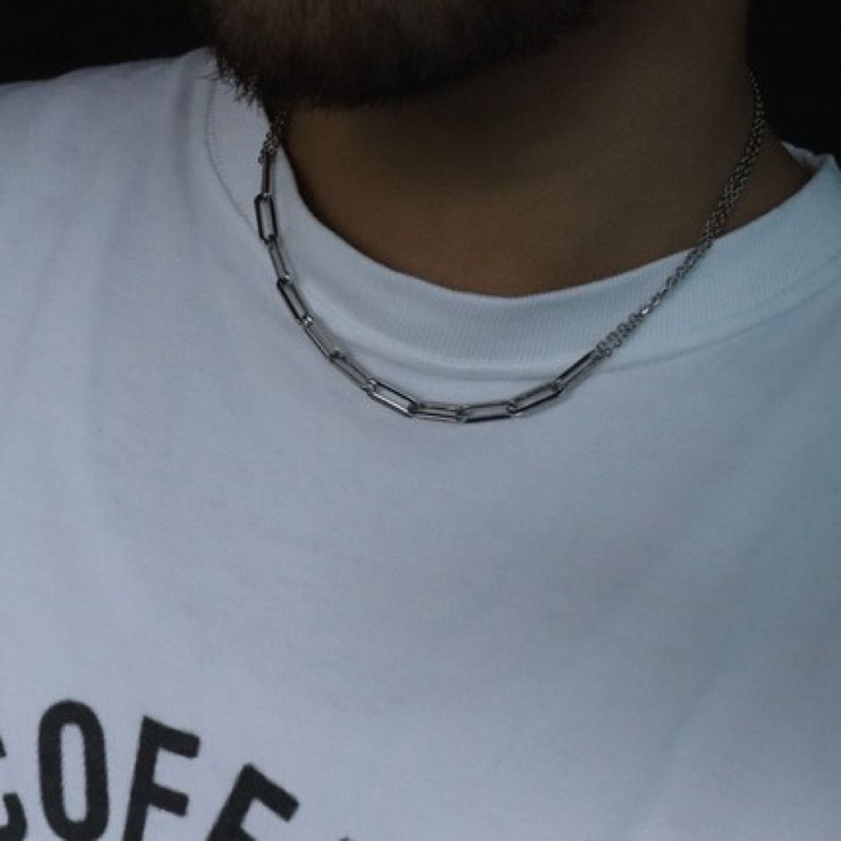 stainless chain necklace シルバー　チェーンネックレス