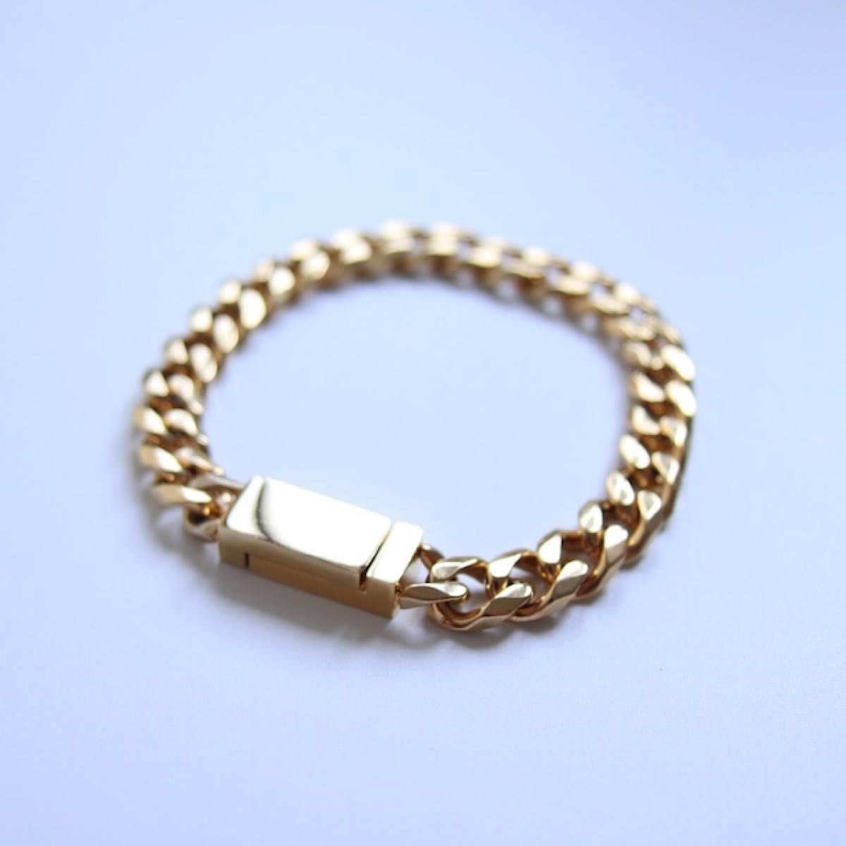 316Ｌ magnet chain bracelett gold  チェーン ブレスレット