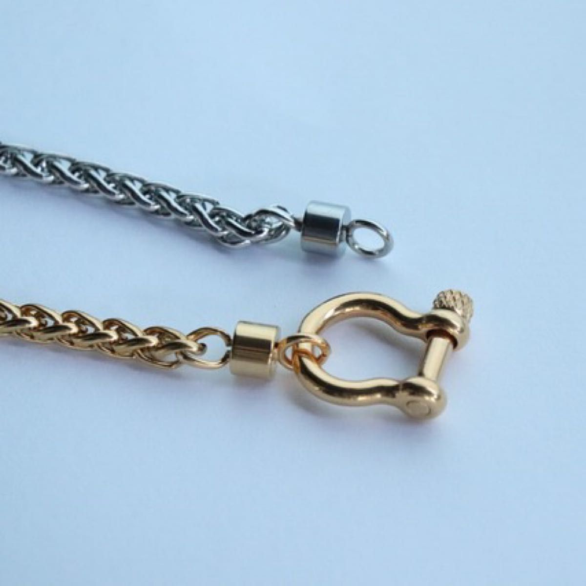 316L lock chain bracelet silver ロックチェーン　チェーンブレスレット